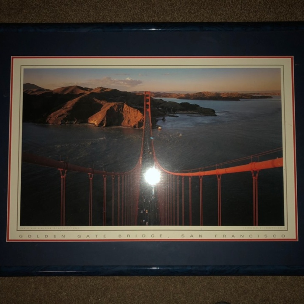 Golden Gate Bridge, San Francisco - Litho - Photo